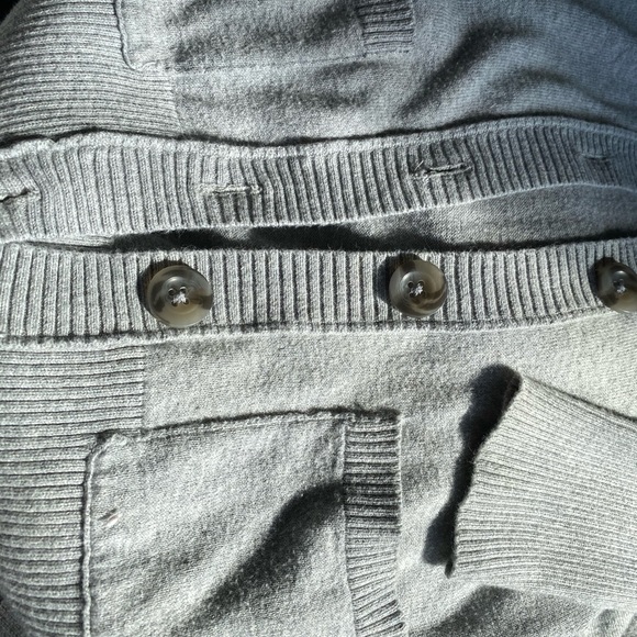Grey Cardigan with buttons - Picture 8 of 9